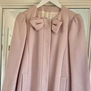 RED VALENTINO PALE PINK COAT